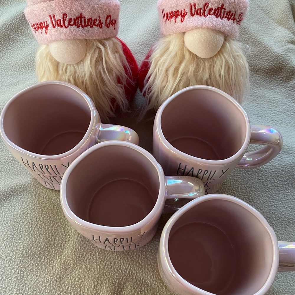 RaeDunn by Magenta, “Happily Ever After”, Pink Iridescent Mug - Picture 2 of 11
